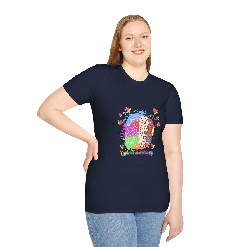 Autism Awareness Brain Puzzle T-Shirt