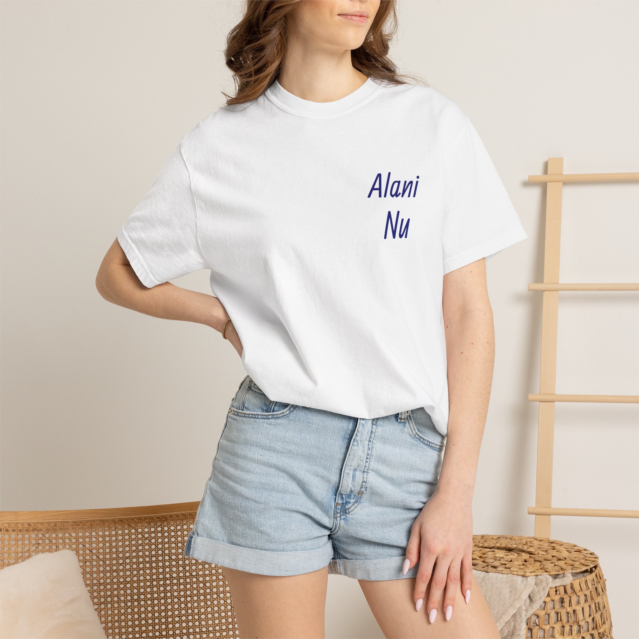 Graphic T-Shirt — Retro Tattoo Collage ‘Alani Nu’ Can Design
