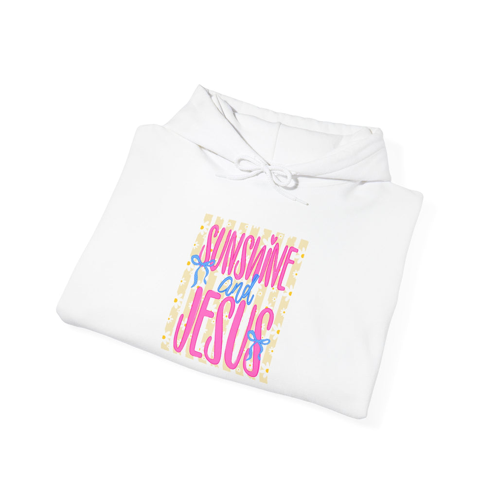 Sunshine and Jesus Hoodie – Bright Christian Faith Pullover