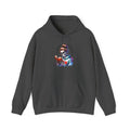 Hoodie - 'Eat, Sleep, Read, Repeat' Skeleton Reader Graphic Hoodie