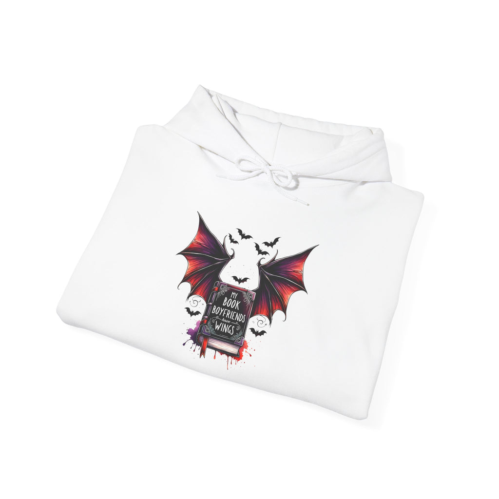 Gothic Bat Graveyard Hoodie — "Rest in Blood" Vampire Graphic Sweatshirt