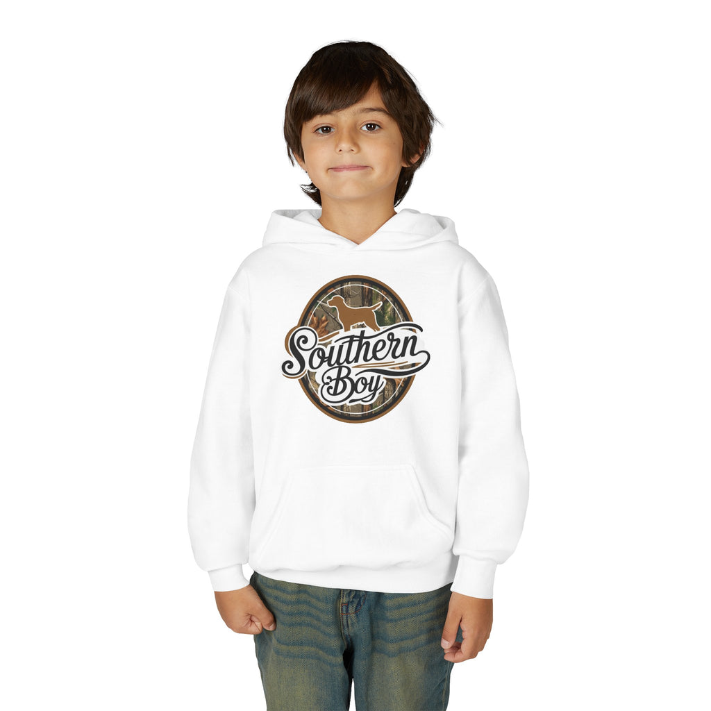 Youth Hoodie - "Southern Boy" Vintage Camo Logo