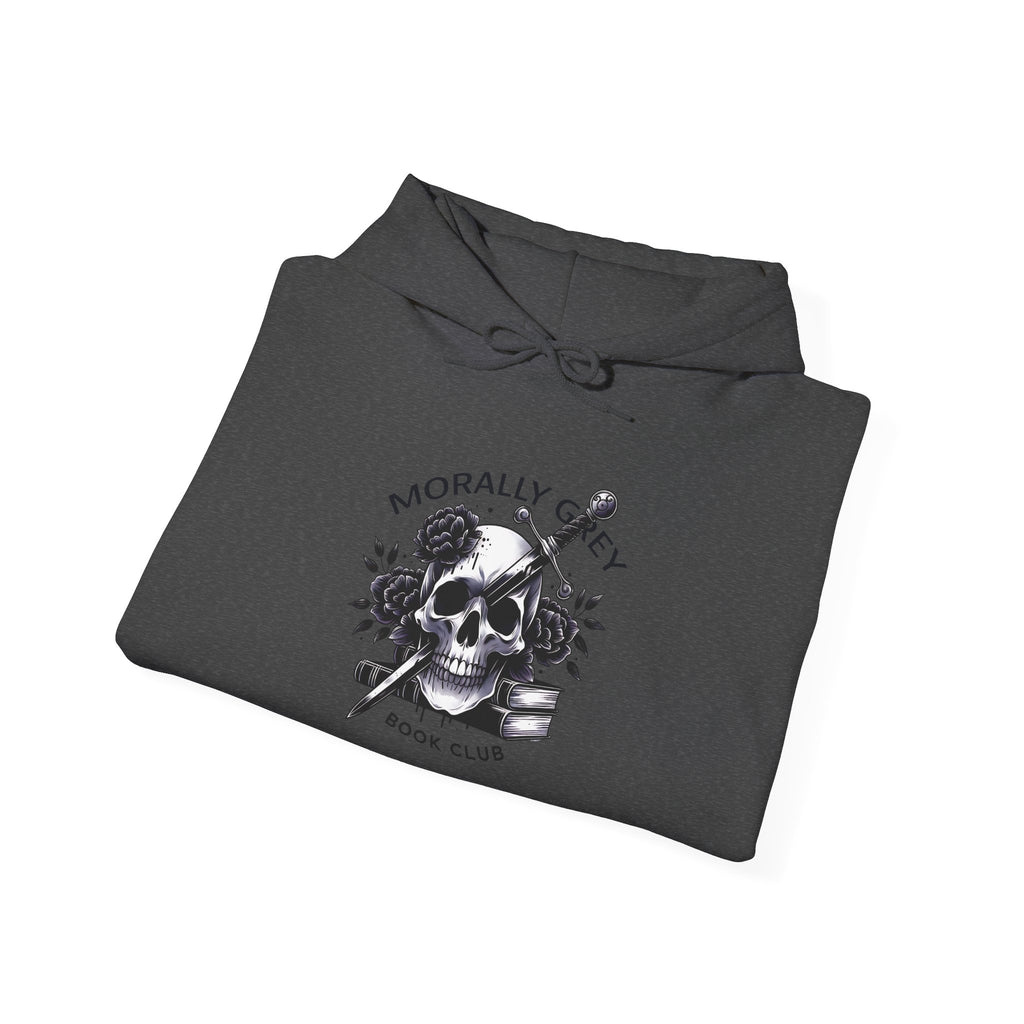 Morally Gray Book Club Hoodie — Skull & Dagger Reading Crewneck