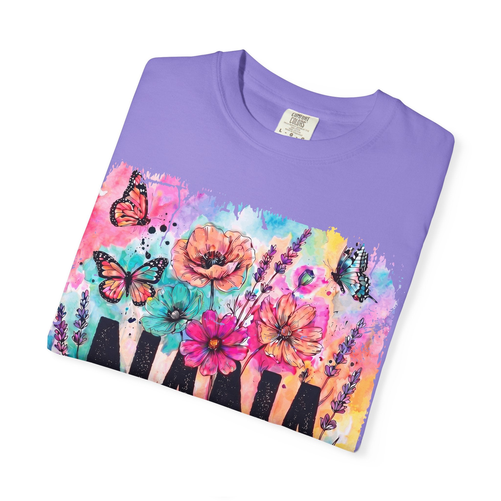 Nana Floral Butterfly T-Shirt — Colorful Grandma Gift for Mother’s Day