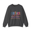 Motherhood Crewneck Sweatshirt — 'Mother Hood' Retro Colorful Mom Pullover