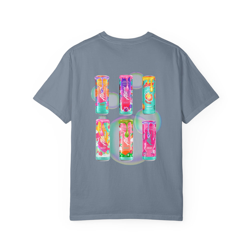 T-Shirt — Alani Nu Energy Drink Can Collage Graphic Tee