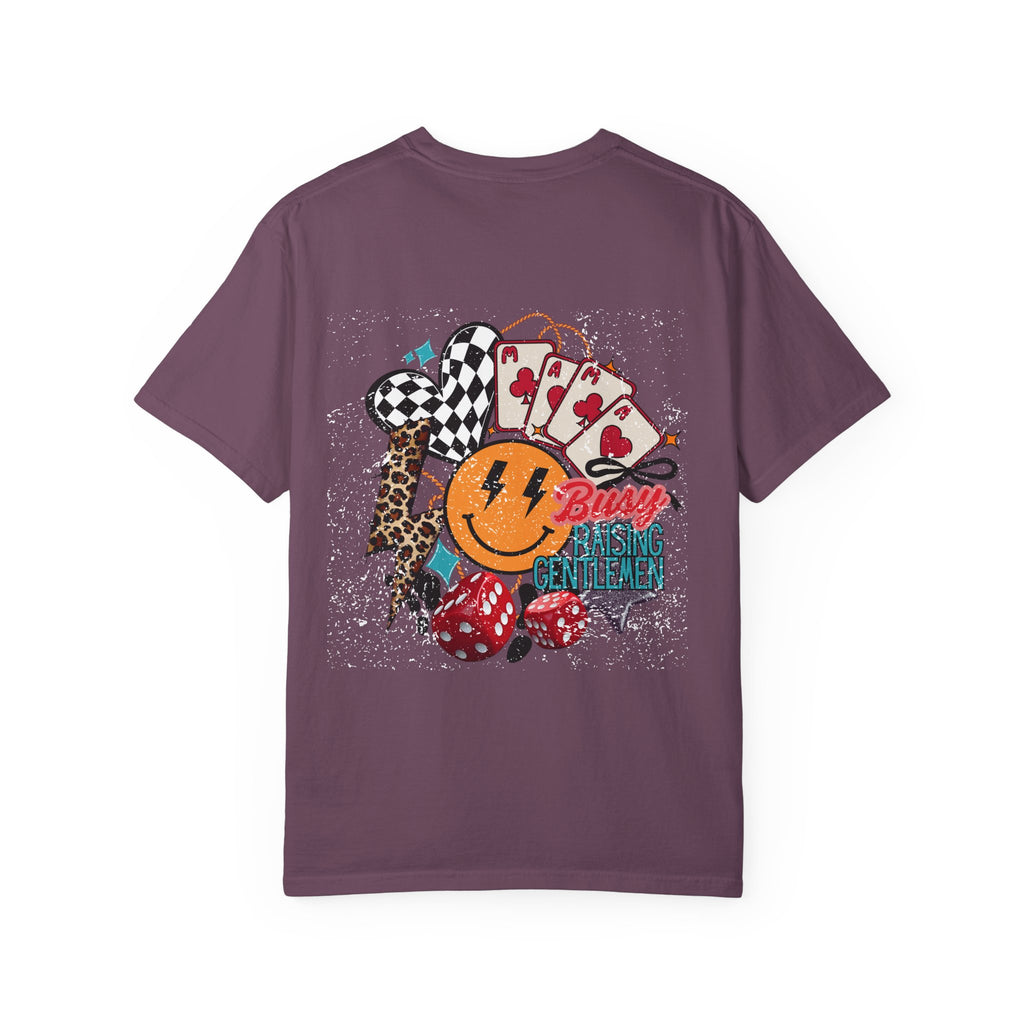 Retro Casino Smile T-Shirt – Busy Raising Hell Graphic Tee