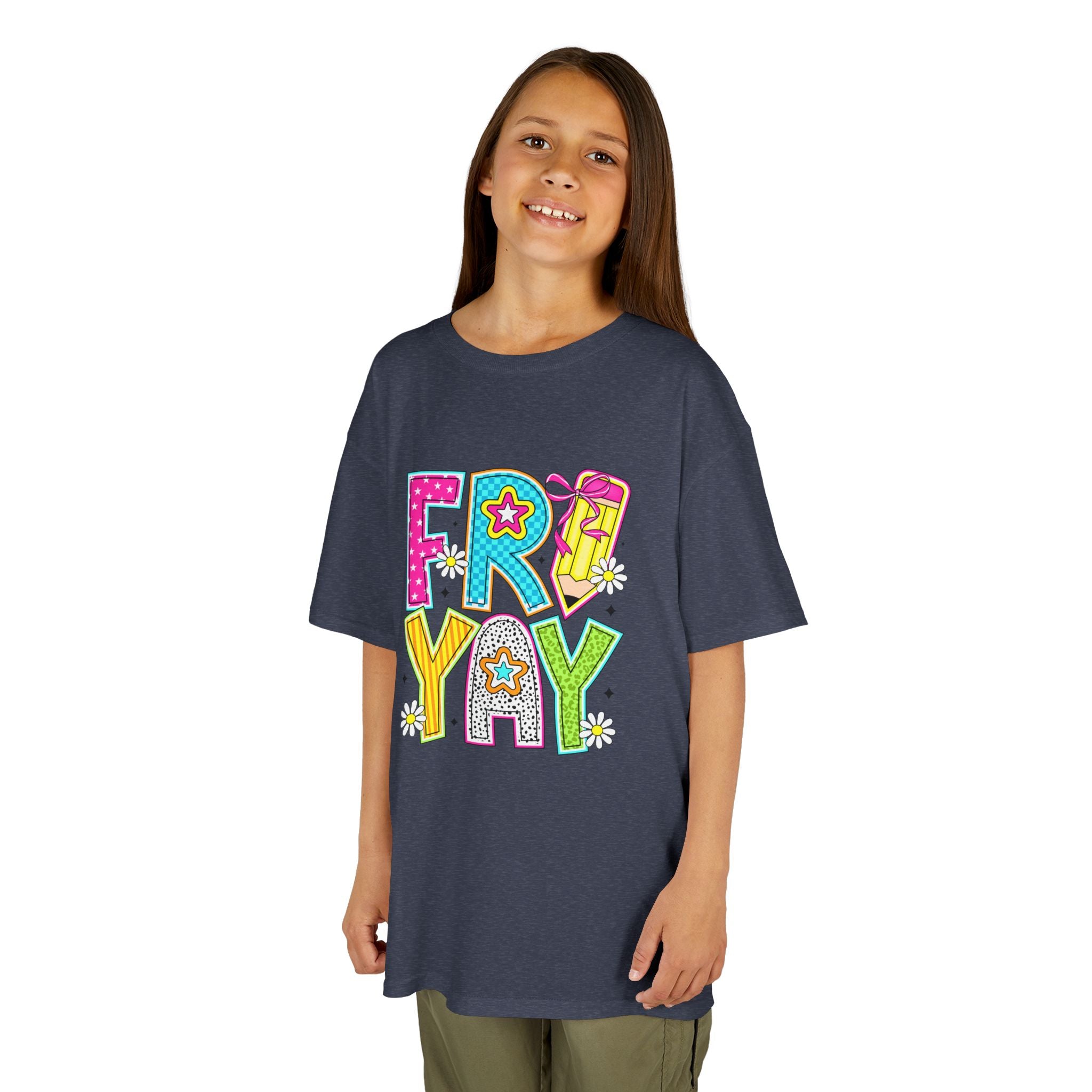 Kids "Fri-Yay" Colorful Celebration Tee