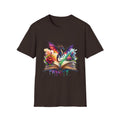 Fantasy Dragon Book T-Shirt — 'Live in My Fantasy' Colorful Storybook Design