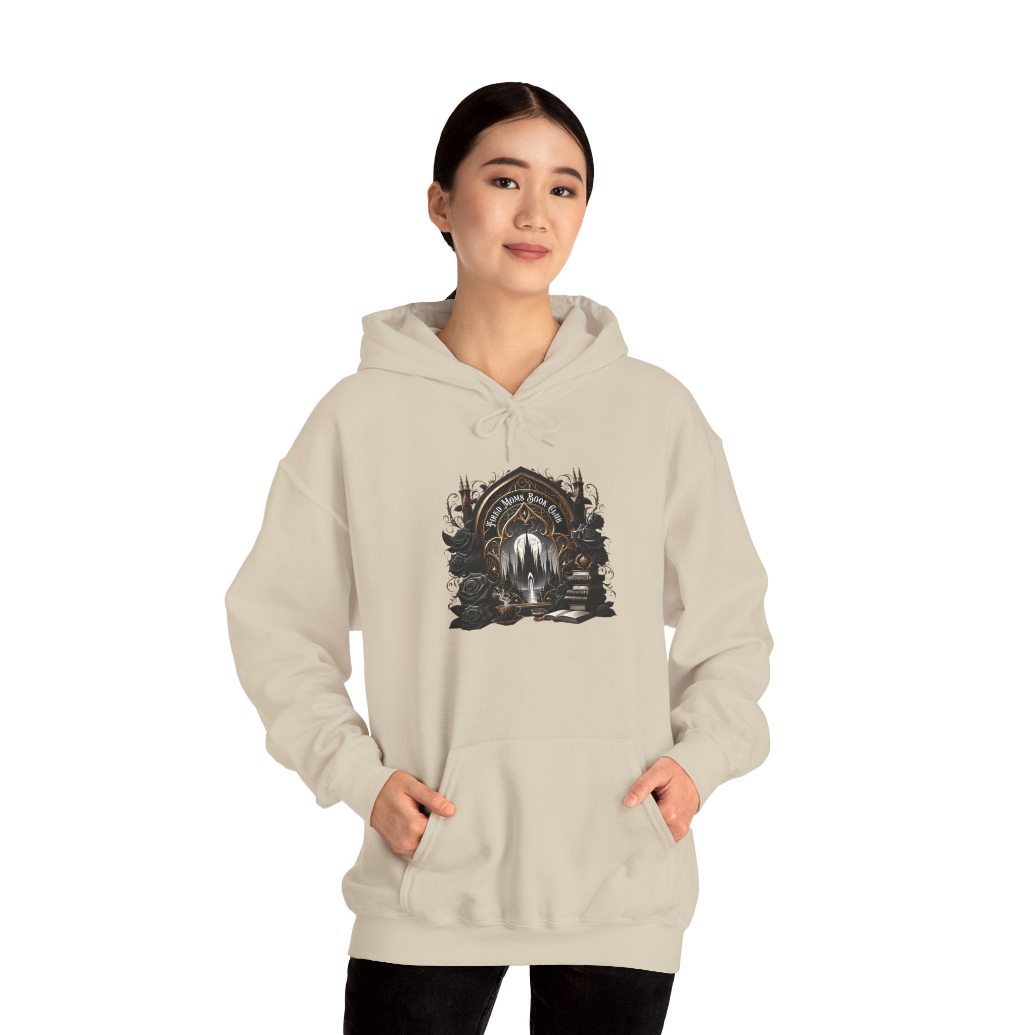 Mystic Forest Portal Hoodie — Gothic Nature Graphic Sweatshirt
