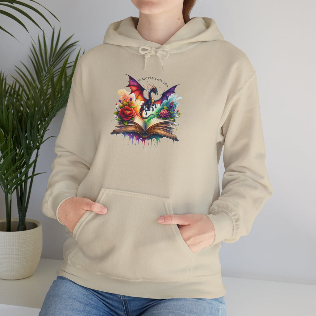 Fantasy Dragon Book Hoodie – Colorful Magic Storybook Sweatshirt