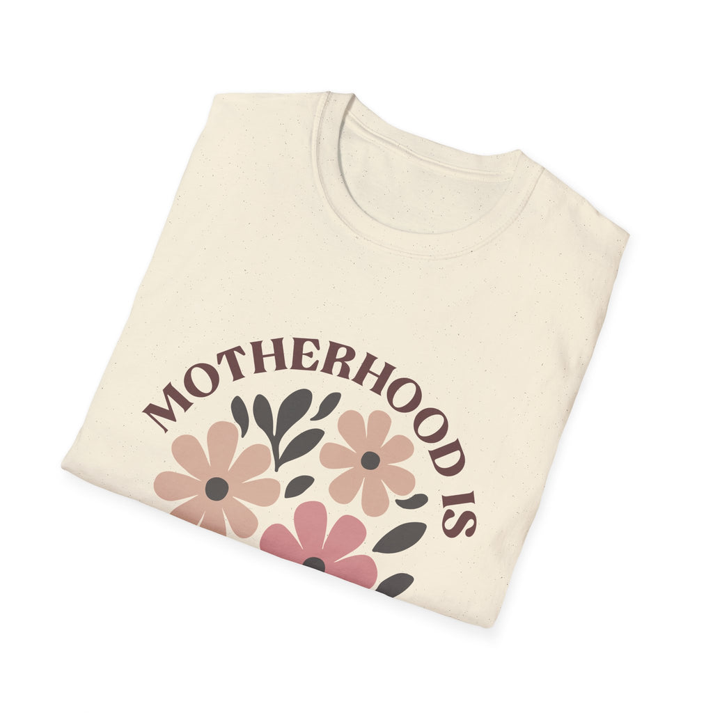 Motherhood Is Kingdom Work Floral T-Shirt