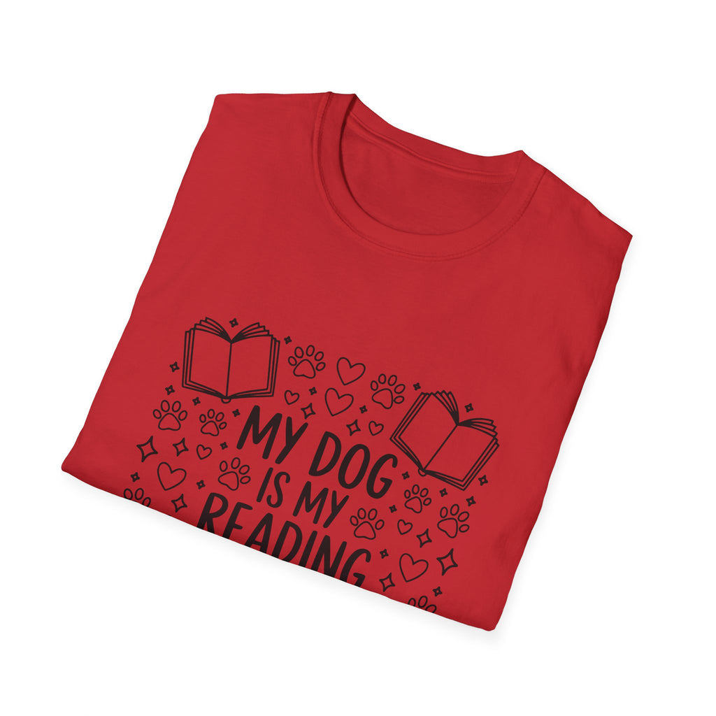 My Dog Is My Reading Buddy T-Shirt — Cute Book Lover & Dog Mom Tee