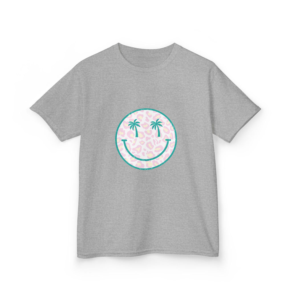 Kids Tee — Tropical Smile Palm Tree Smiley Face