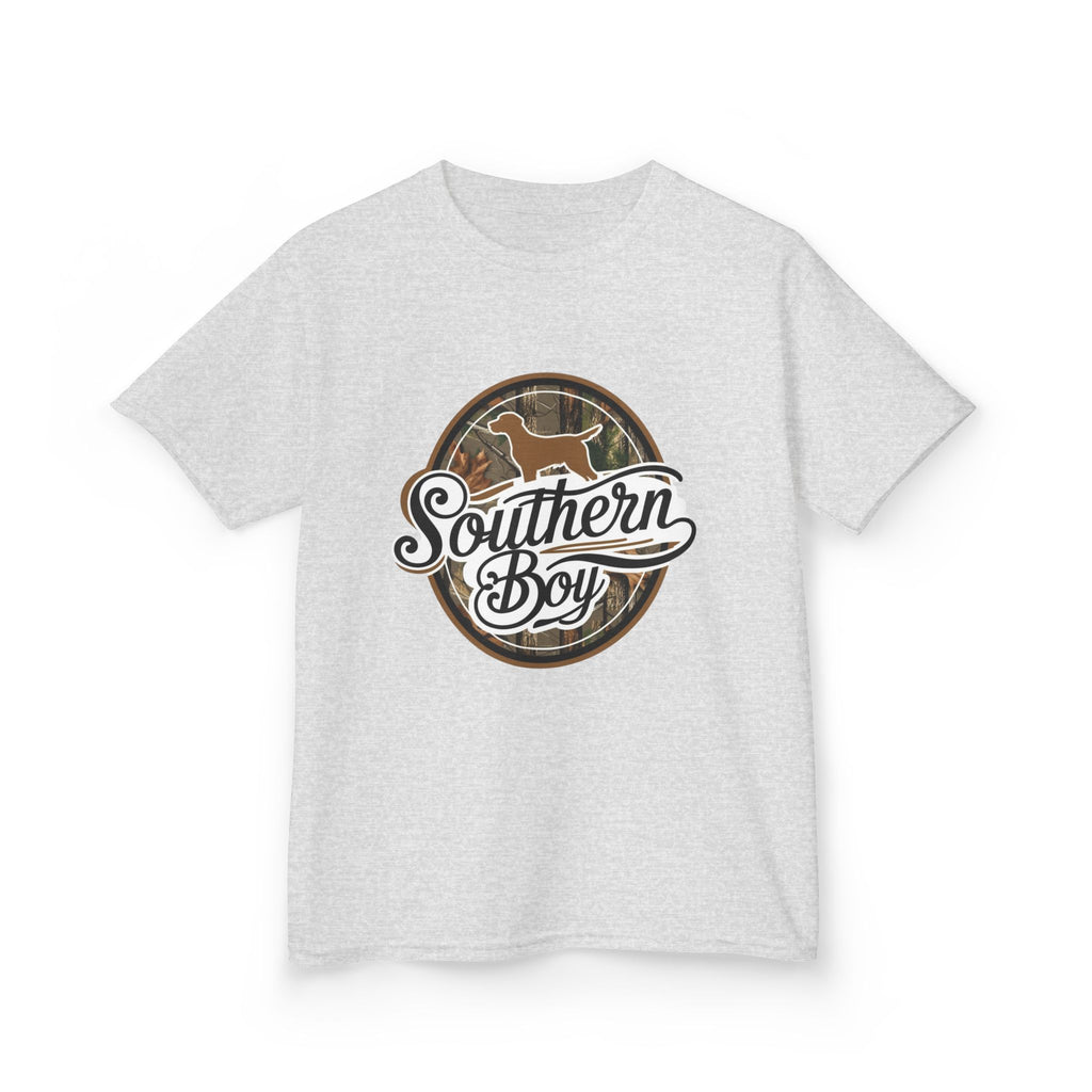 Kids "Southern Boy" Graphic Tee — Rustic Camouflage Horse Design