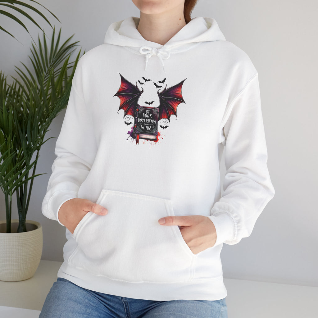 Gothic Bat Graveyard Hoodie — "Rest in Blood" Vampire Graphic Sweatshirt