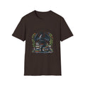 Dragon Reading T-Shirt — "It's Not Hoarding If It's Books" Book Lover Tee