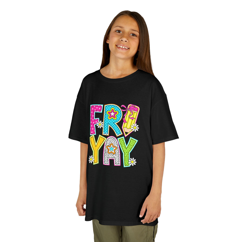 Kids "Fri-Yay" Colorful Celebration Tee