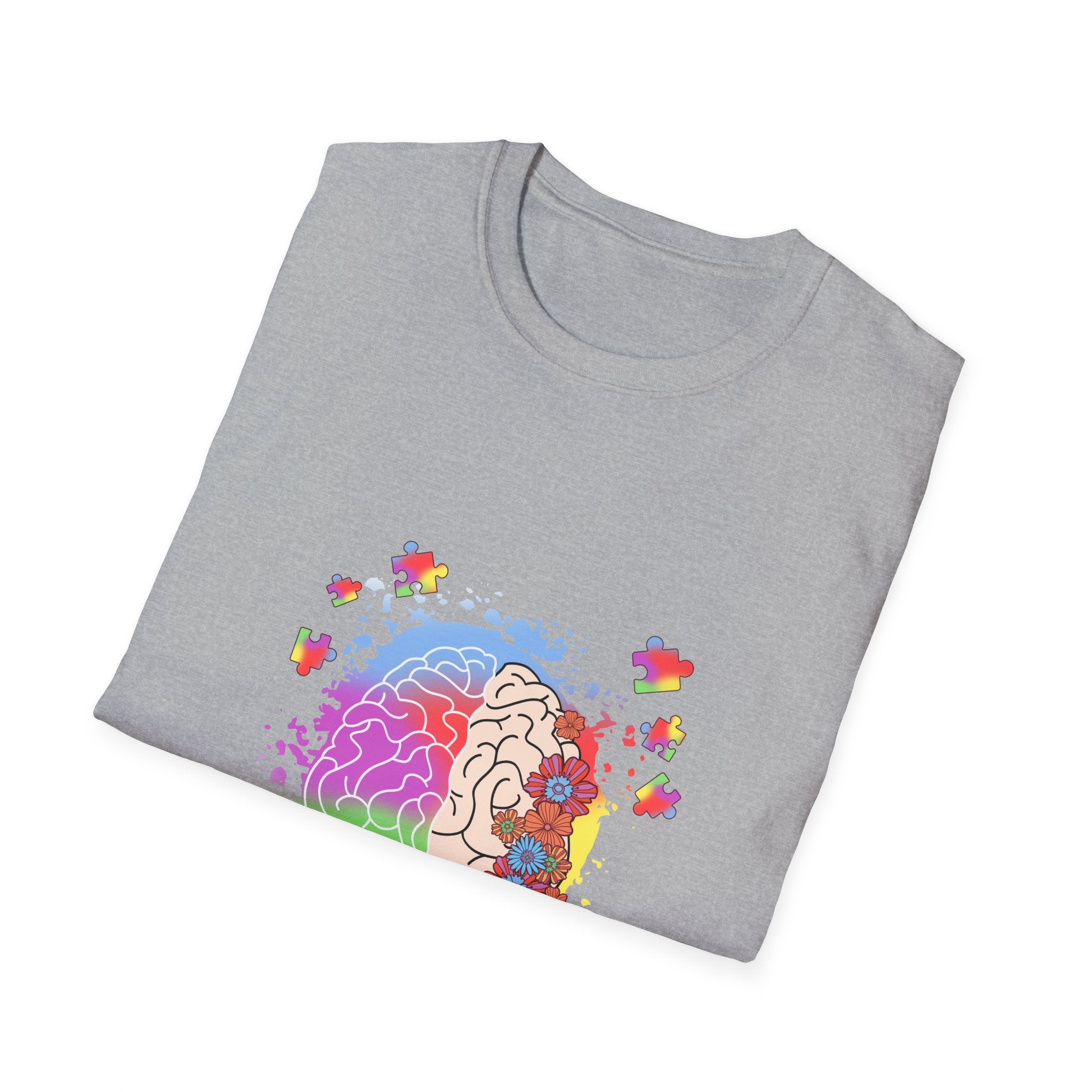 Autism Awareness Brain Puzzle T-Shirt
