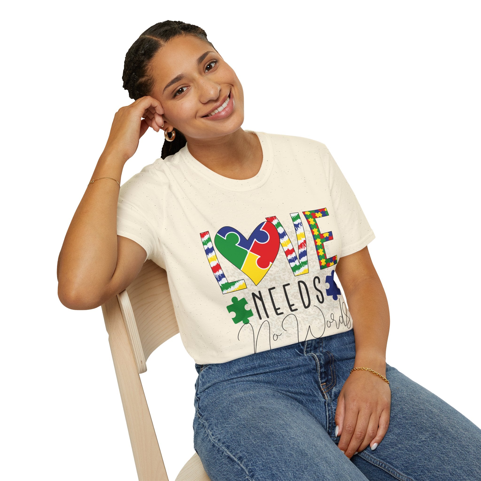Autism Awareness Love Needs No Words T-Shirt
