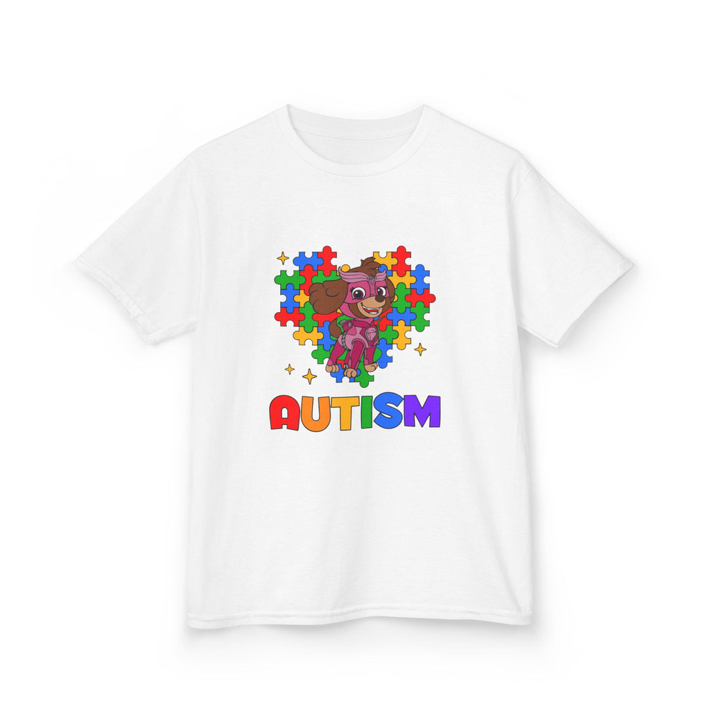 Kids Autism Puzzle Heart T-Shirt — Colorful Awareness Tee for Children