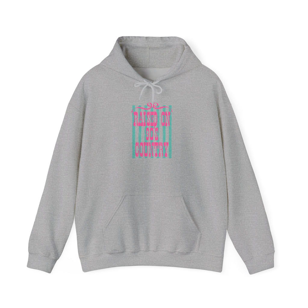 Hoodie — 'Let It Be' Pastel Striped Graphic Pullover