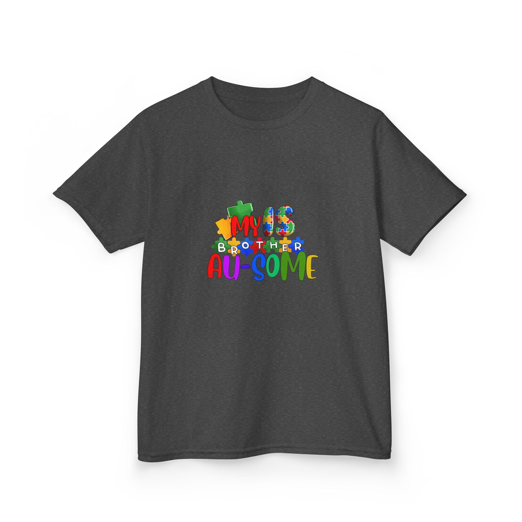 Kids Tee - "This Kid is Au-some" Colorful Autism Awareness Shirt