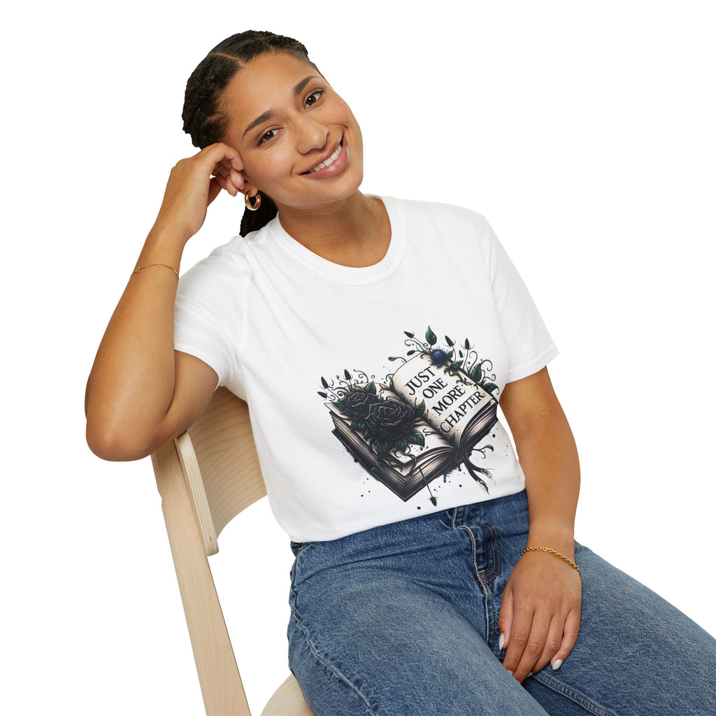 T-Shirt — "Just One More Chapter" Book Lover Tee