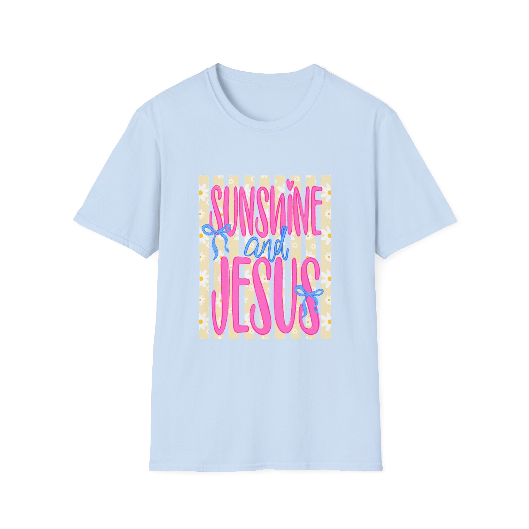 Sunshine and Jesus T-Shirt — Bright Christian Faith Graphic Tee