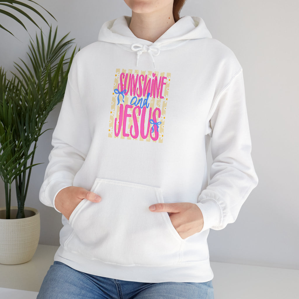 Sunshine and Jesus Hoodie – Bright Christian Faith Pullover