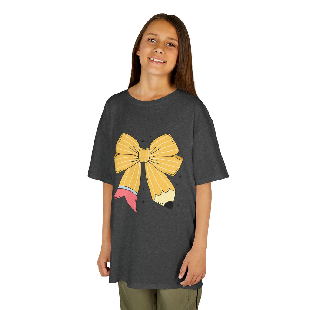 Kids Tee — Cute Yellow Bow Graphic Shirt
