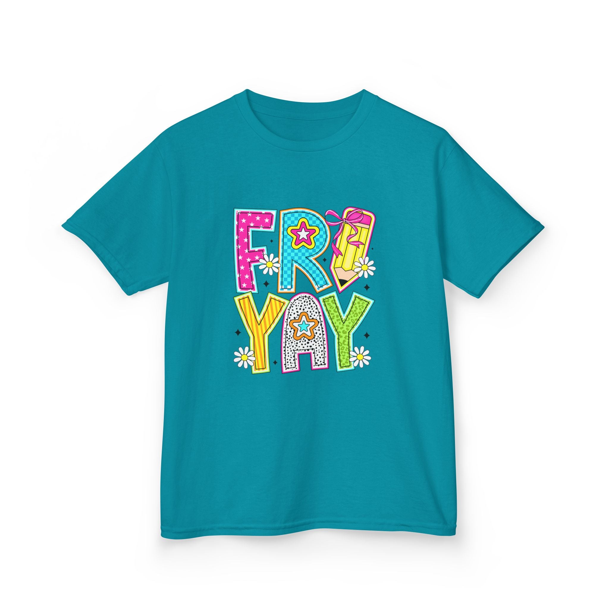Kids "Fri-Yay" Colorful Celebration Tee