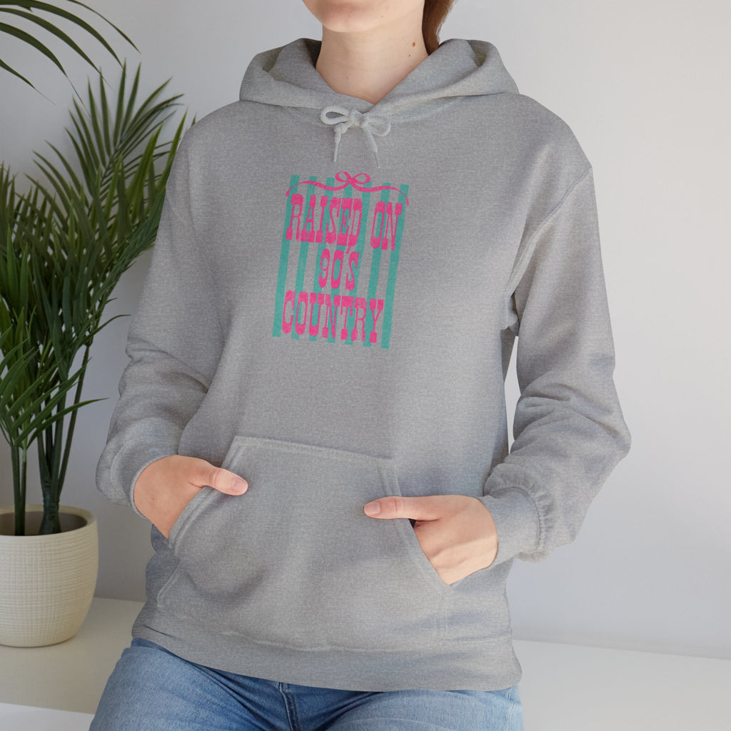 Hoodie — 'Let It Be' Pastel Striped Graphic Pullover
