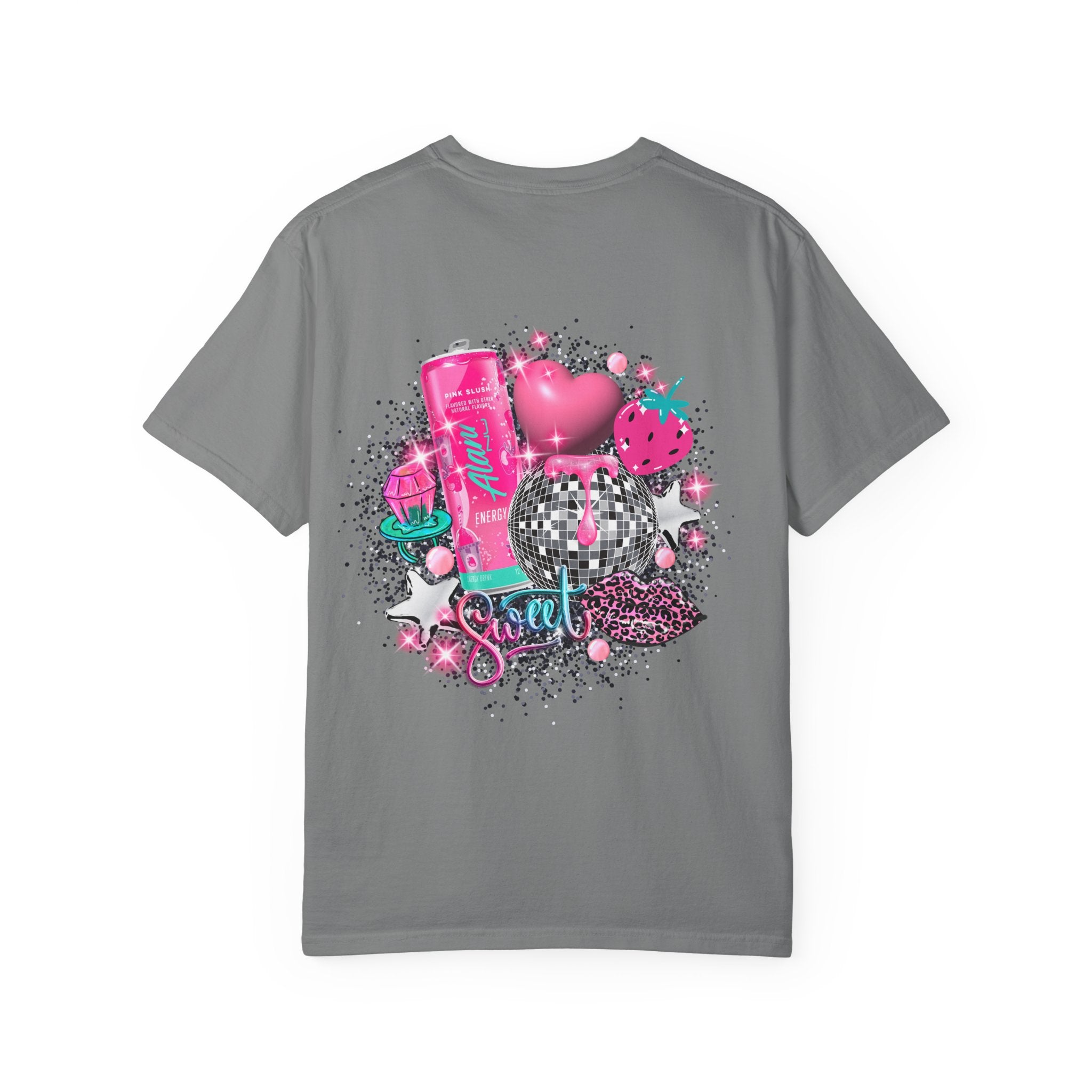 Retro Y2K Pink Collage T-Shirt — "Alani Nu" Graphic Tee