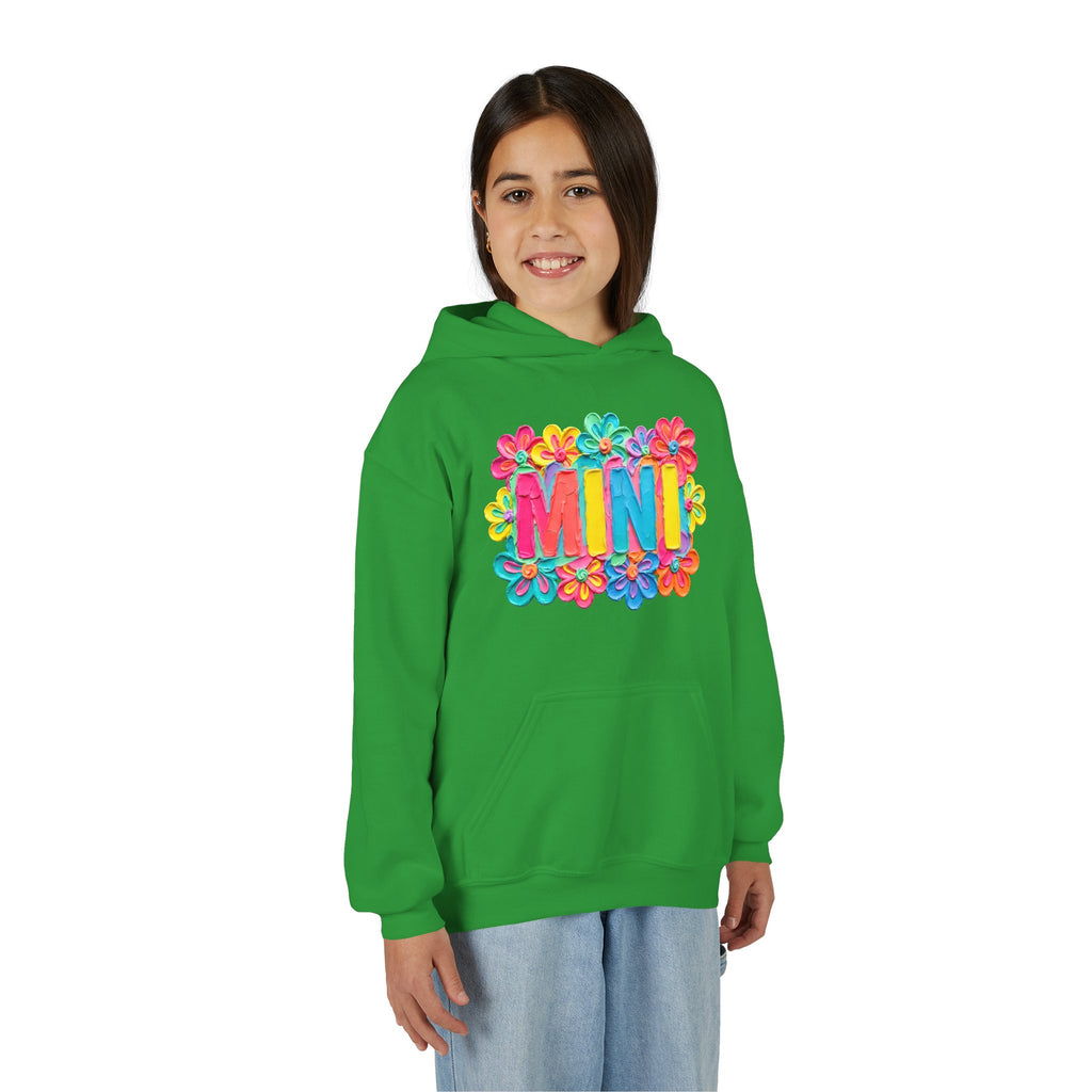 Youth Hoodie — "MINI" Colorful Floral Kids Pullover