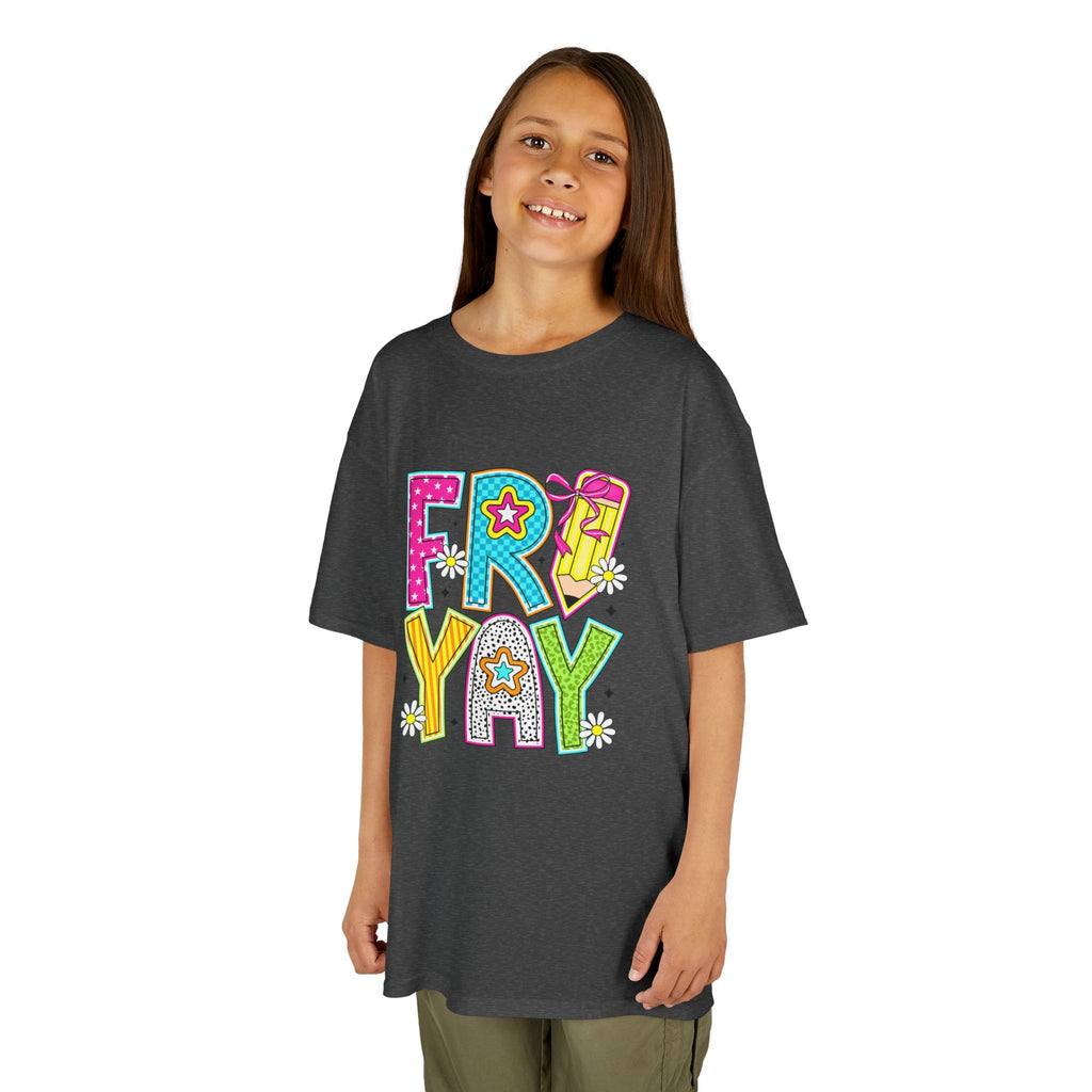Kids "Fri-Yay" Colorful Celebration Tee