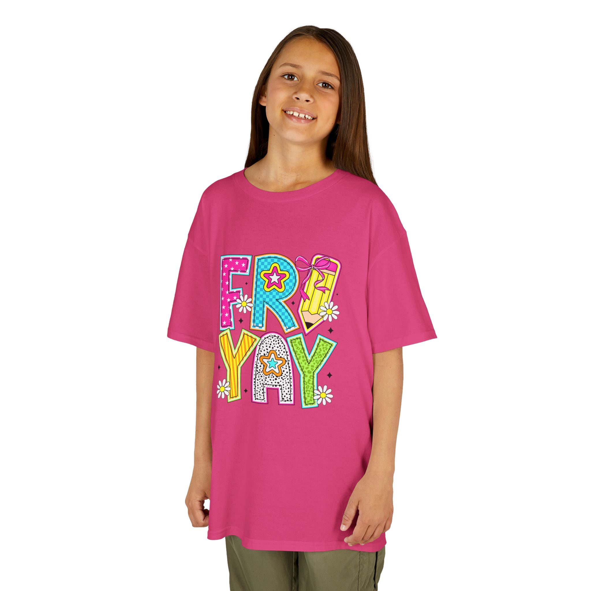 Kids "Fri-Yay" Colorful Celebration Tee