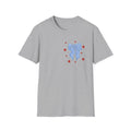 Double-sided American Honey T-Shirt — Patriotic Red White Blue Bow Tee