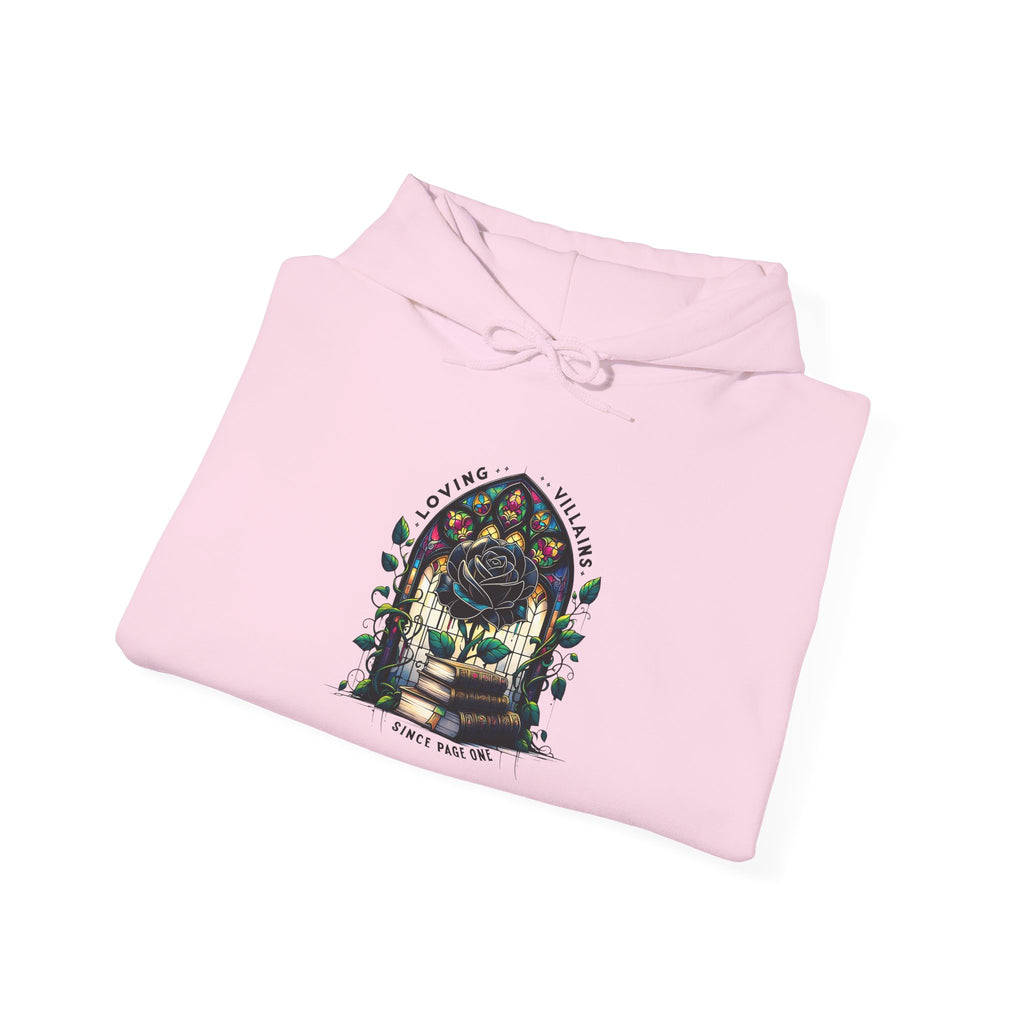 Hoodie — 'Eat the Rich' Gothic Garden Stained-Glass Hoodie