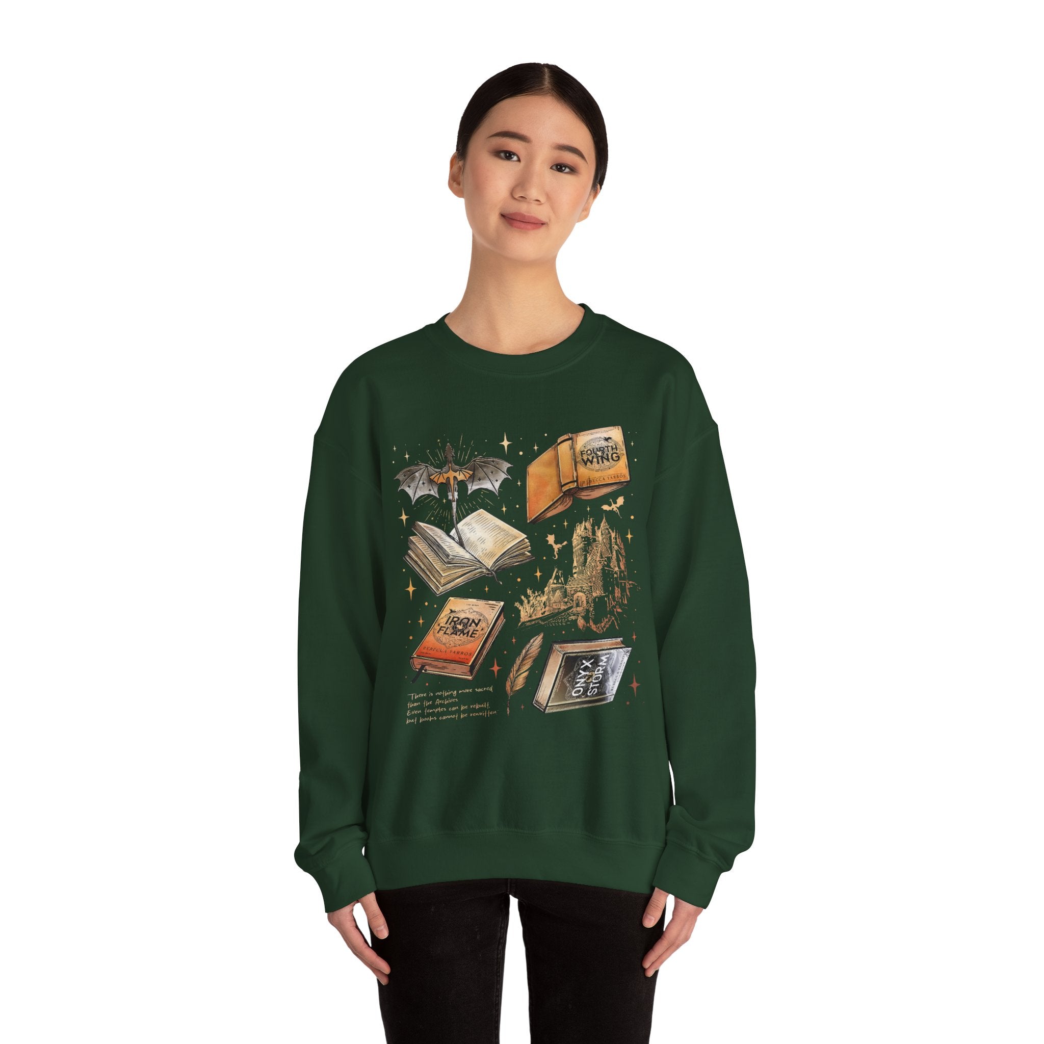 Bookish Dragon Crewneck Sweatshirt