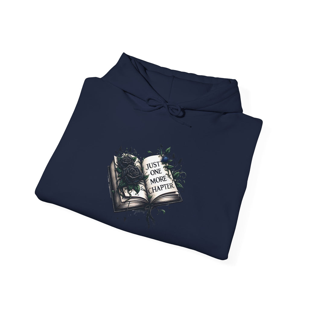 Hoodie — Open Book Illustration 'Read More Books' Cozy Literary Sweatshirt