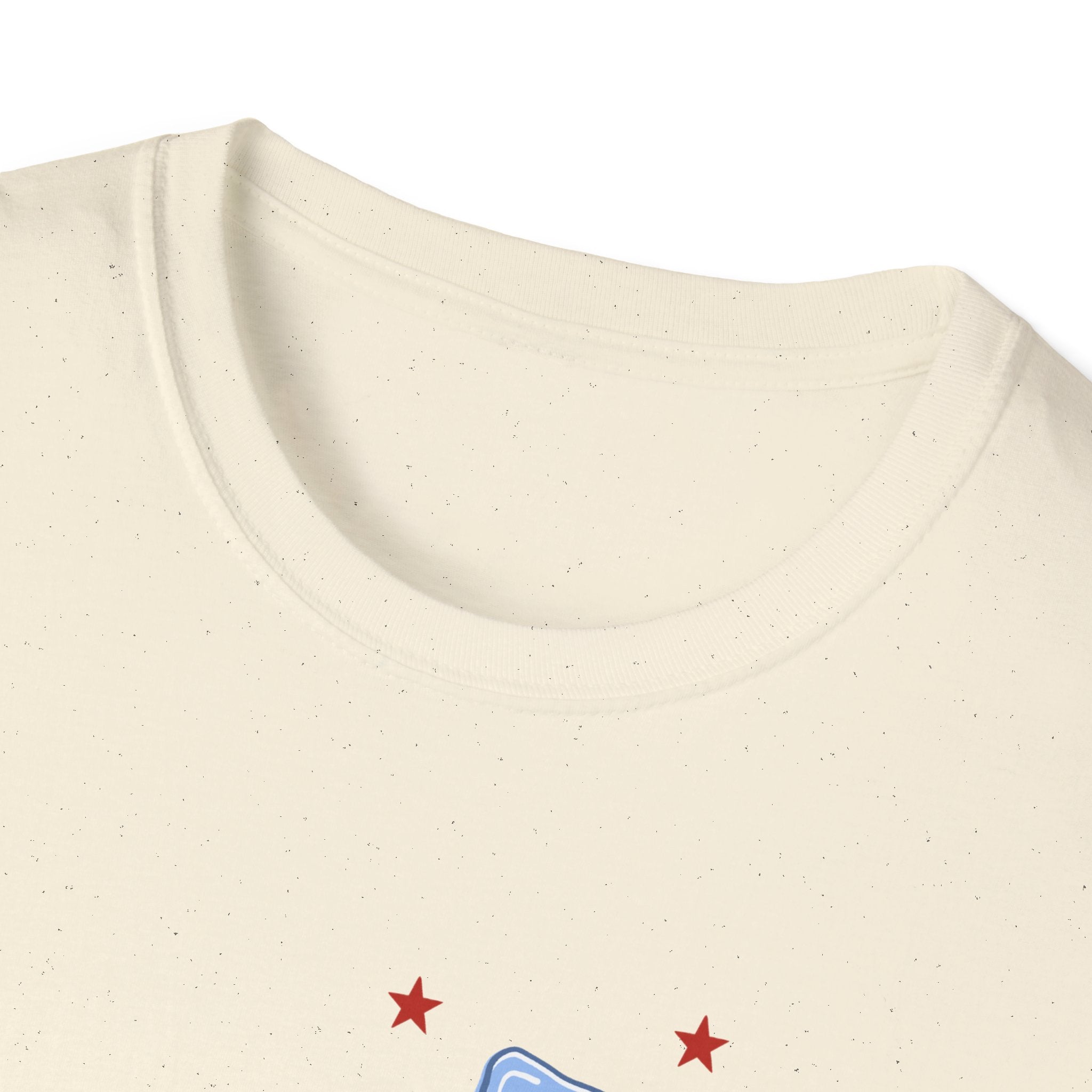 Double-sided American Honey T-Shirt — Patriotic Red White Blue Bow Tee