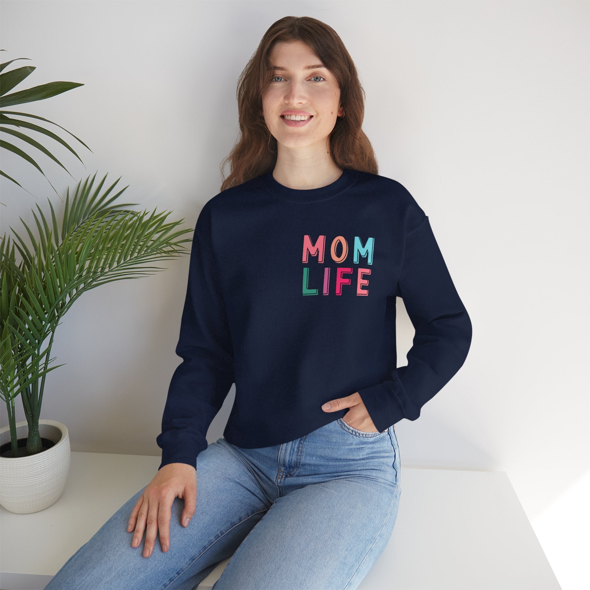 Double-sided Mom Life Crewneck Sweatshirt — "I Have It All Together I Just Forgot Where I Put It"