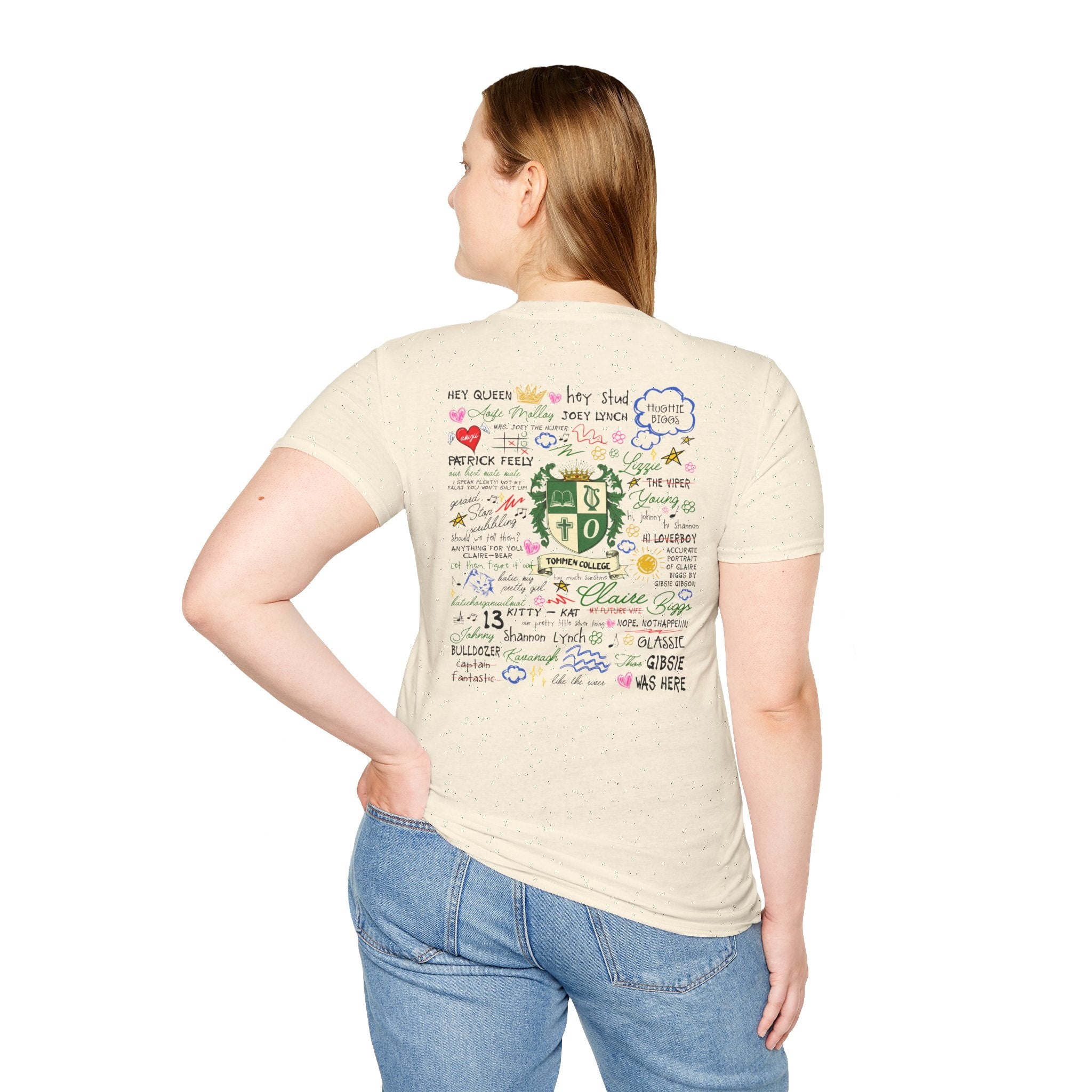 Crew Tee — 'For Keeps' Doodle Art Signature T-Shirt