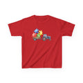 Kids Tractor with Puzzle Pieces T-Shirt — Autism Awareness Farm Tee