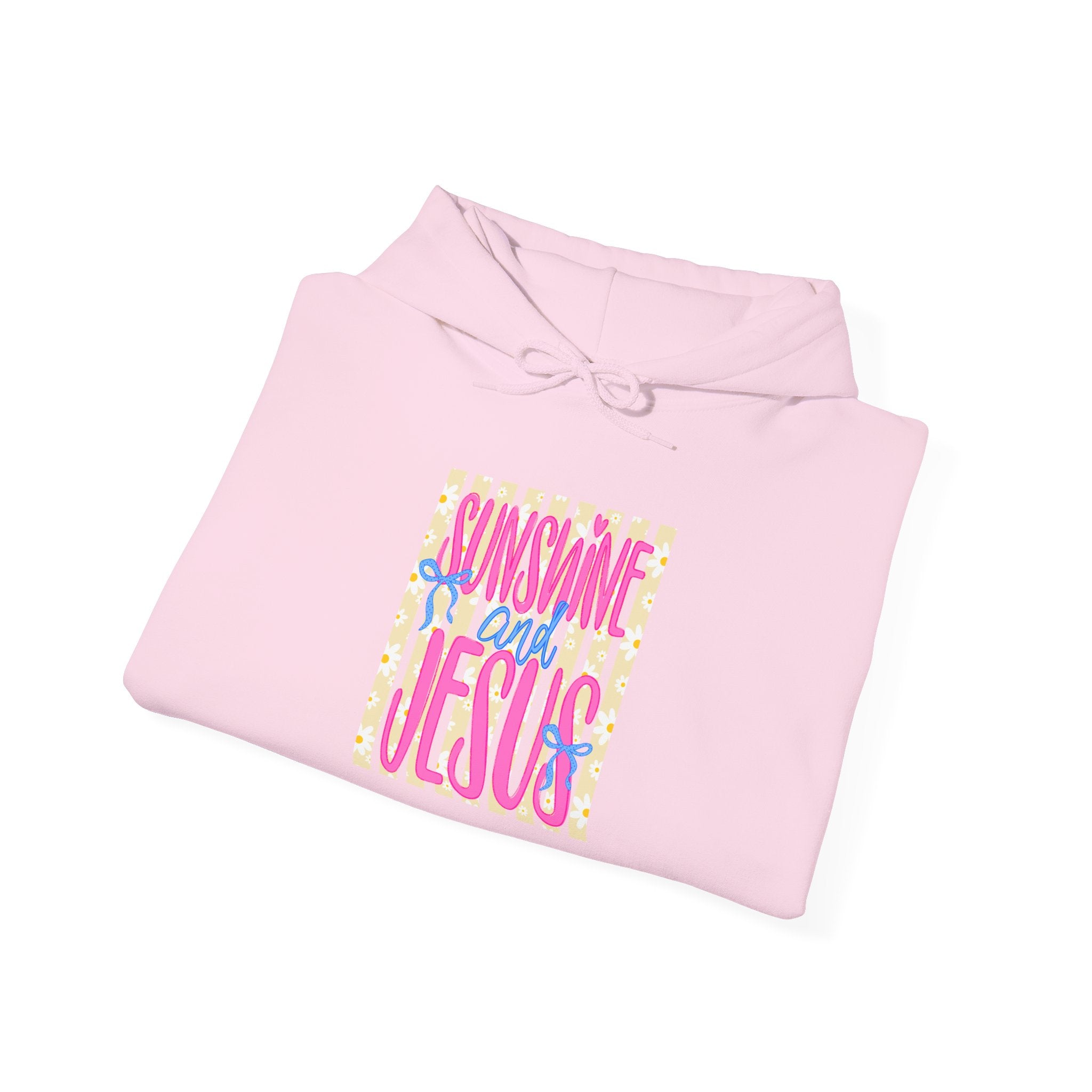 Sunshine and Jesus Hoodie – Bright Christian Faith Pullover