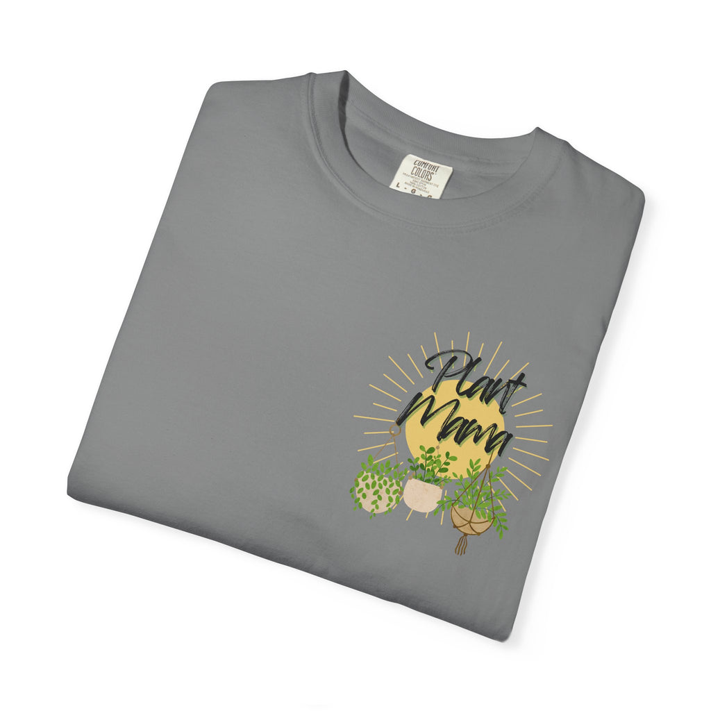 Plant Mom T‑Shirt — Botanical Graphic Tee (Front Text: "Plant Mom")