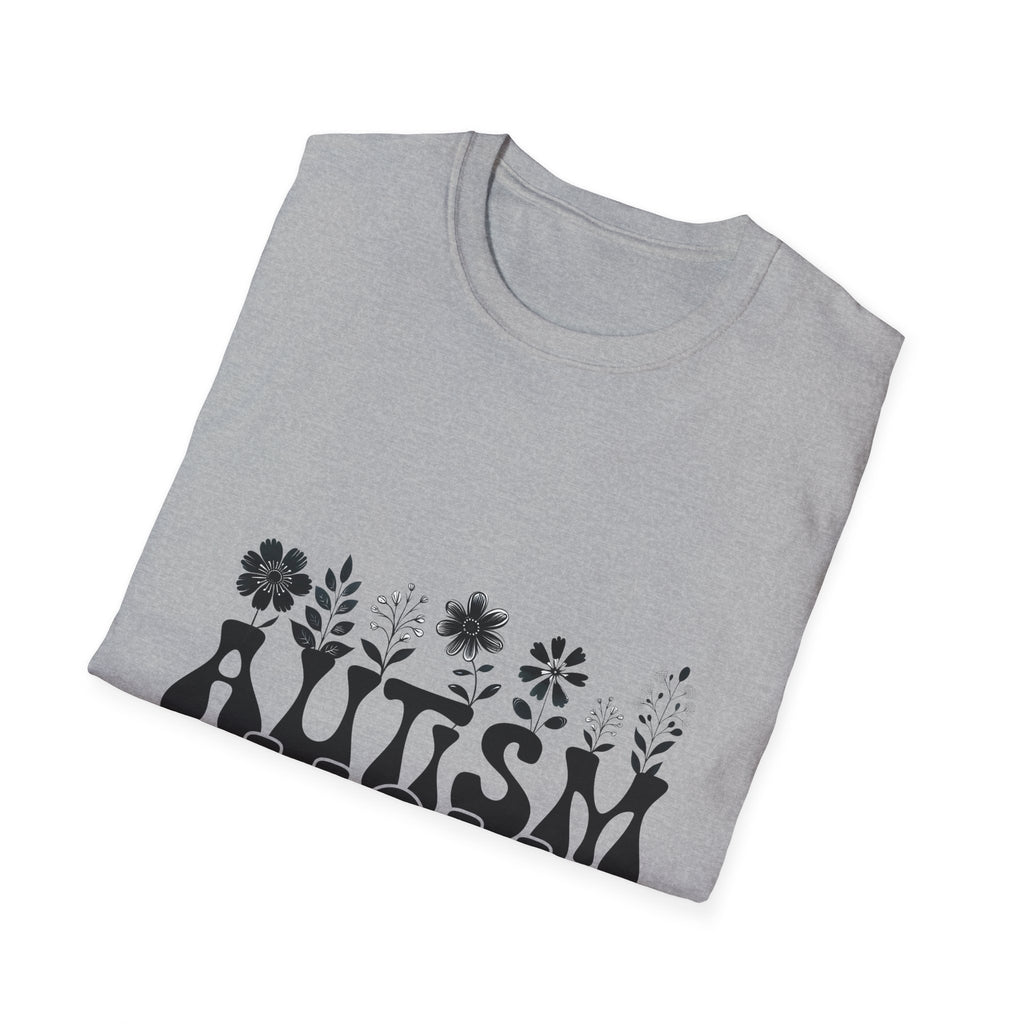 Autism Mom T-Shirt — Floral Retro 'Autism Mom' Tee for Proud Moms