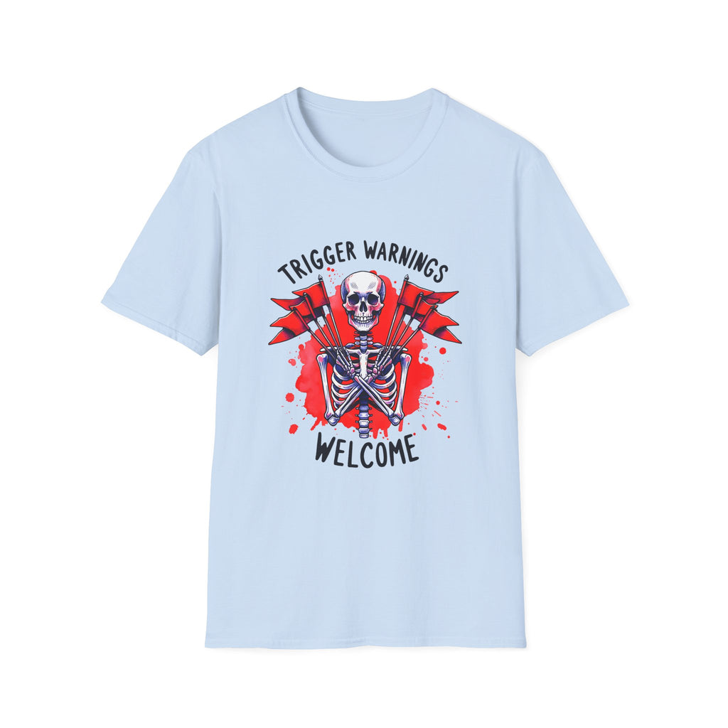 Trigger Warnings Welcome Skeleton T-Shirt