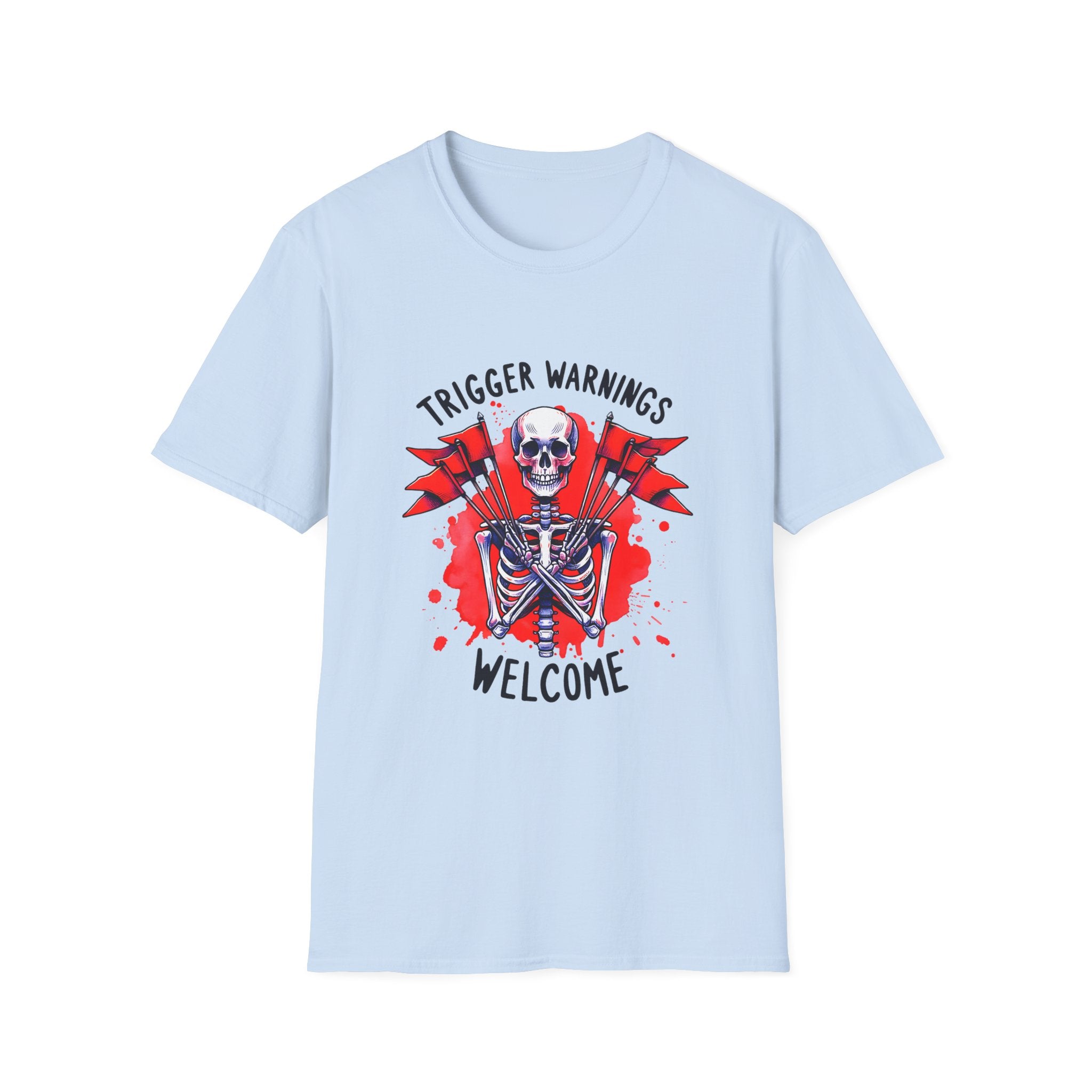 Trigger Warnings Welcome Skeleton T-Shirt